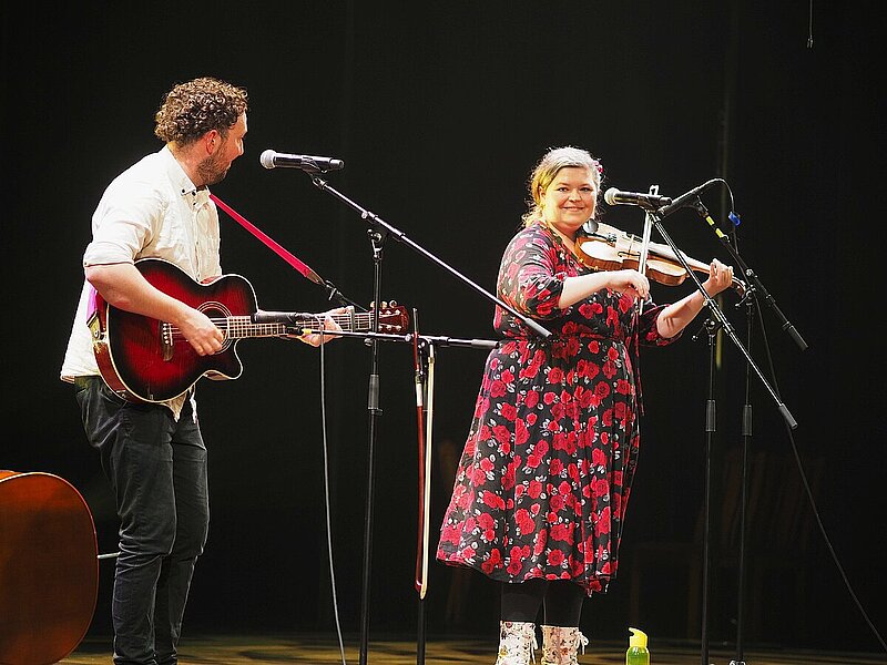 Folk Dance Group "Dandari" organized an open rehearsal with musicians from UK